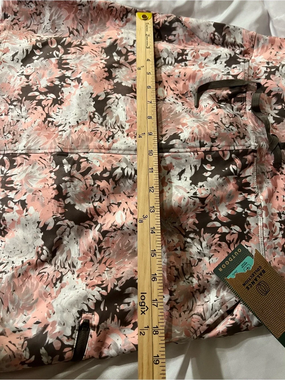 Women’s Floral Print Pink and Brown Skort with Drawstring